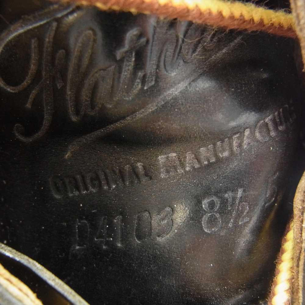 Danner ダナー D4103 × FLAT HEAD フラット ヘッド コードバン ディアスキン ブーツ ブラック系 US 8 1/2【中古】