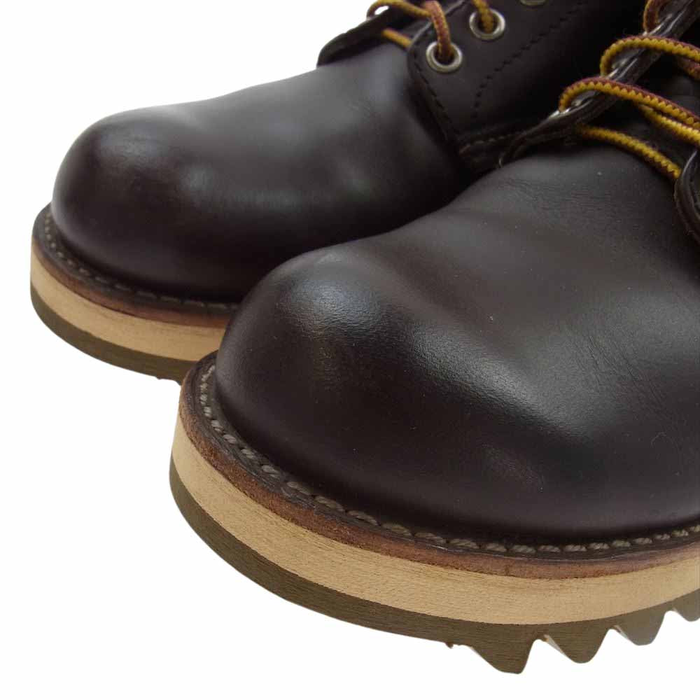 RED WING レッドウィング 8132 ガラス レザー 羽根タグ ROUND TOE BOOT アイリッシュ セッター クラシック ラウンド トゥ ブーツ ブラウン系 US 8 1/2【中古】