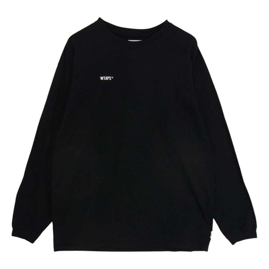 WTAPS ダブルタップス 20AW 40PCT / UPARMORED プリント 長袖 Tシャツ カットソー ブラック系 3【中古】