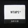 WTAPS ダブルタップス 20AW 40PCT / UPARMORED プリント 長袖 Tシャツ カットソー ブラック系 3【中古】