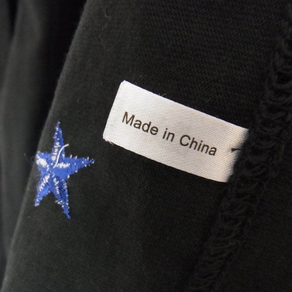 エムアンドエム カスタムパフォーマンス プリント ロングスリーブ Tシャツ カットソー ブラック系 XL【中古】