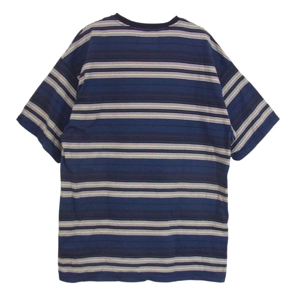 WTAPS ダブルタップス 22SS 221ATDT-CSM31 JAM 02 / SS/ COTTON ボーダー Tシャツ ネイビー系 3【中古】