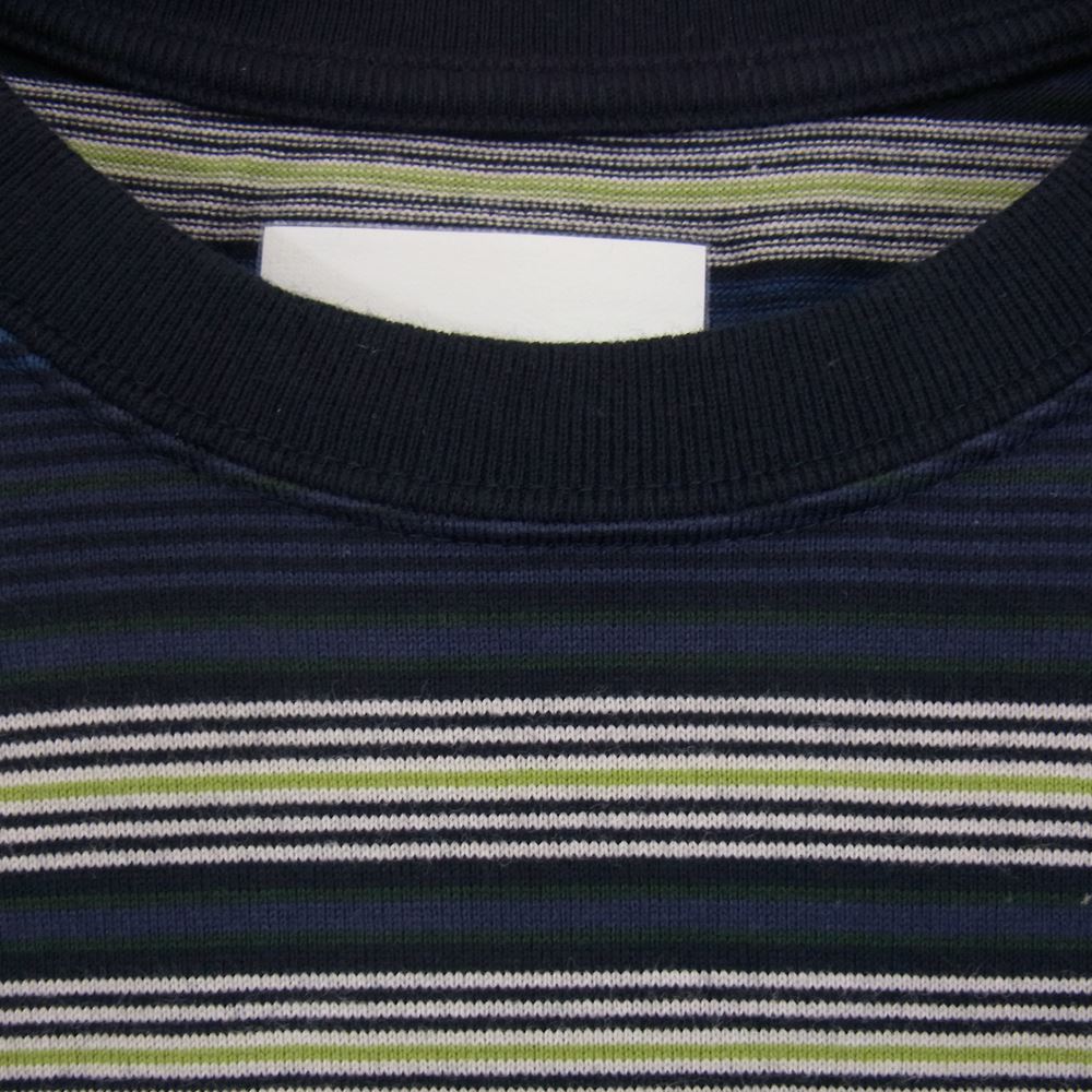 WTAPS ダブルタップス 22SS 221ATDT-CSM31 JAM 02 / SS/ COTTON ボーダー Tシャツ ネイビー系 3【中古】