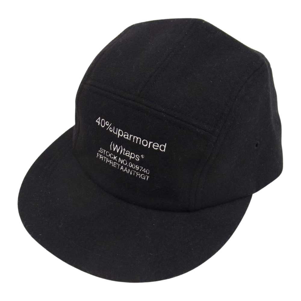 WTAPS ダブルタップス 19AW 192HCDT-HT02 T-5 02/CAP WOPO MELTON メルトン キャップ ブラック系 00【中古】