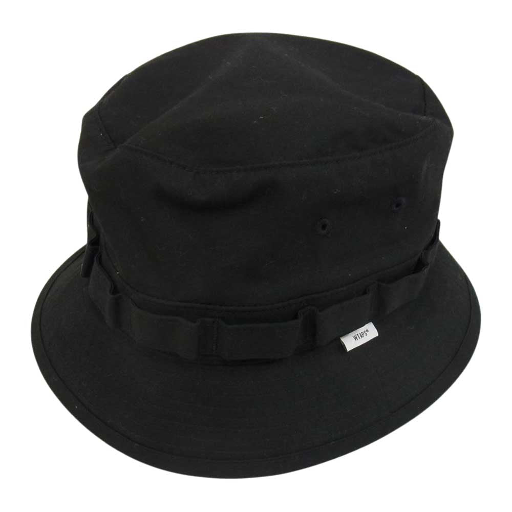 WTAPS ダブルタップス 21SS 211HCDT-HT16 JUNGLE HAT COTTON.WEATHER ジャングル ハット ブラック系 03【中古】