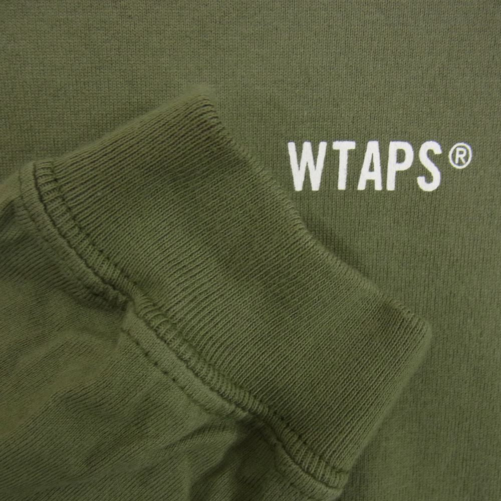 WTAPS ダブルタップス 21AW 212PCDT-LT02S CROSSBONES / SCREEN LS TEE クロスボーン カットソー カーキ系 3【中古】