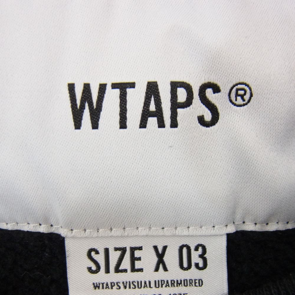 WTAPS ダブルタップス 20SS 201ATDT-CSM20 HOME BASE CREW NECK SWEATSHIRT ホームベース ロゴ クルーネック スウェット トレーナー ブラック系 3【中古】