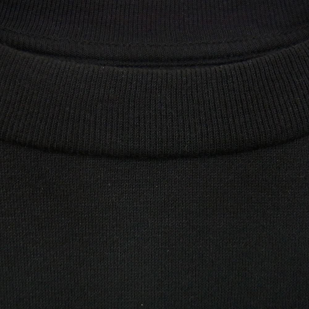 DESCENDANT ディセンダント 21AW TEAM CREW NECK SWEATSHIRT ロゴ スウェット ブラック系 3【中古】