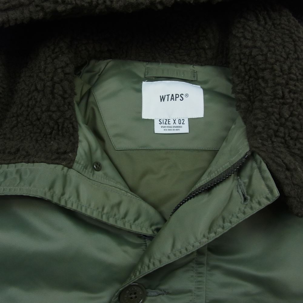 WTAPS ダブルタップス 20AW 202WVDT-JKM07 BLITZZ JACKET ナイロン ミリタリー ボア ブリッツ ジャケット カーキ系 2【中古】