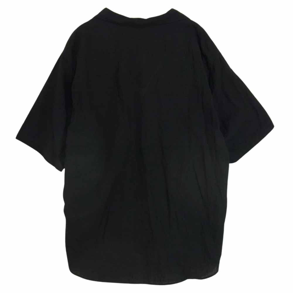 COMOLI コモリ 22SS V01-02017 ベタシャン スキッパー 半袖 シャツ ブラック系 3【中古】