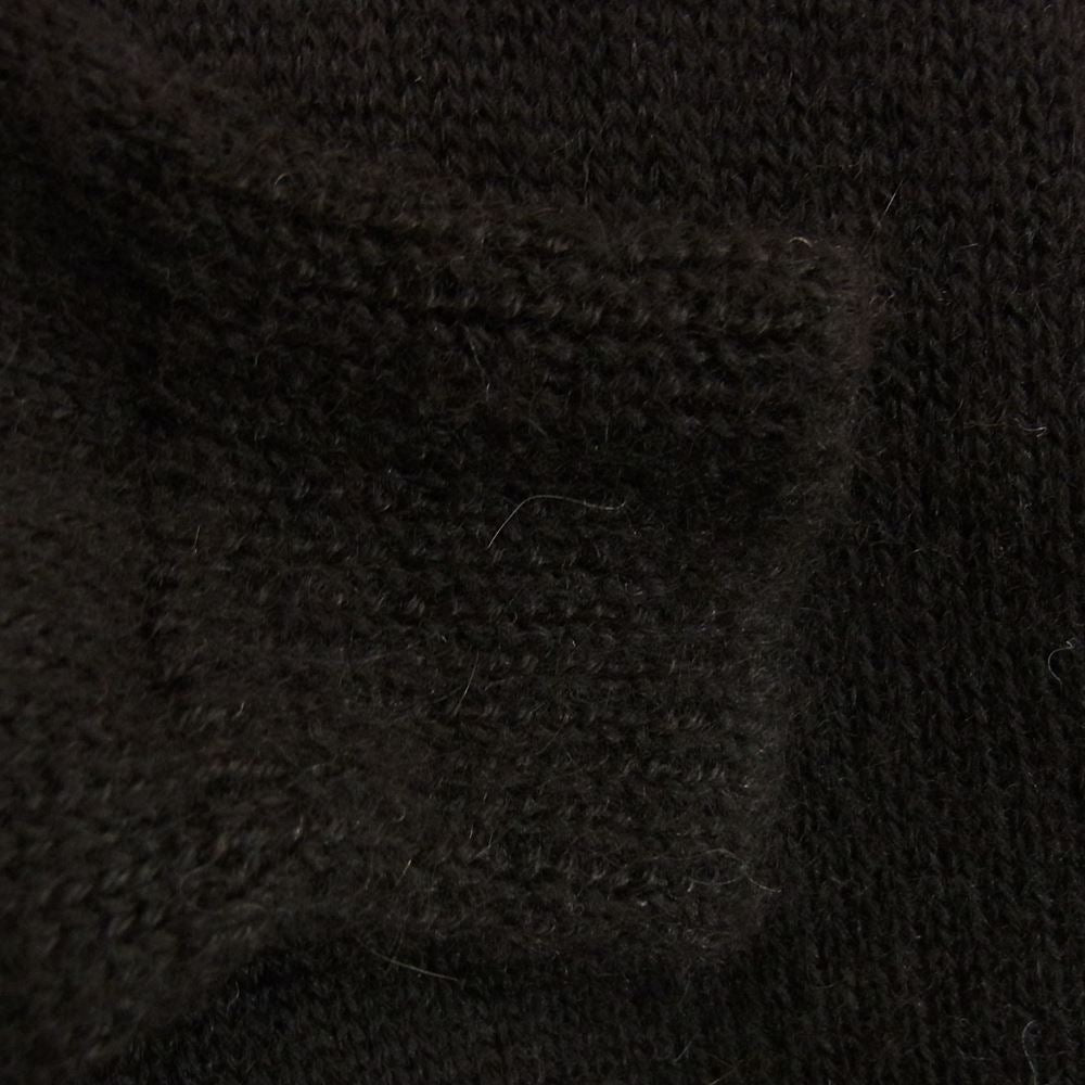COMOLI コモリ 21AW U03-06001 ブラックアルパカ クルーネック ニット ブラック系 サイズ表記無【中古】