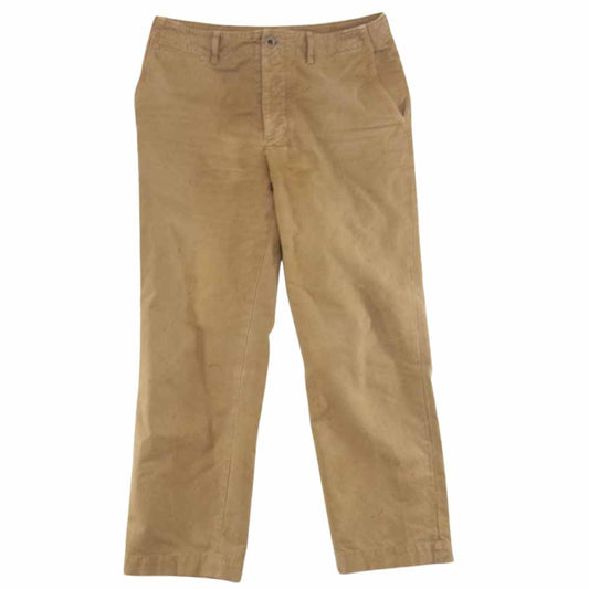 VISVIM ビズビム 0122105008004 22SS CHINO PANTS HW TAPER DMGD ダメージ加工 シンチバック チノ パンツ ブラウン系 2【中古】
