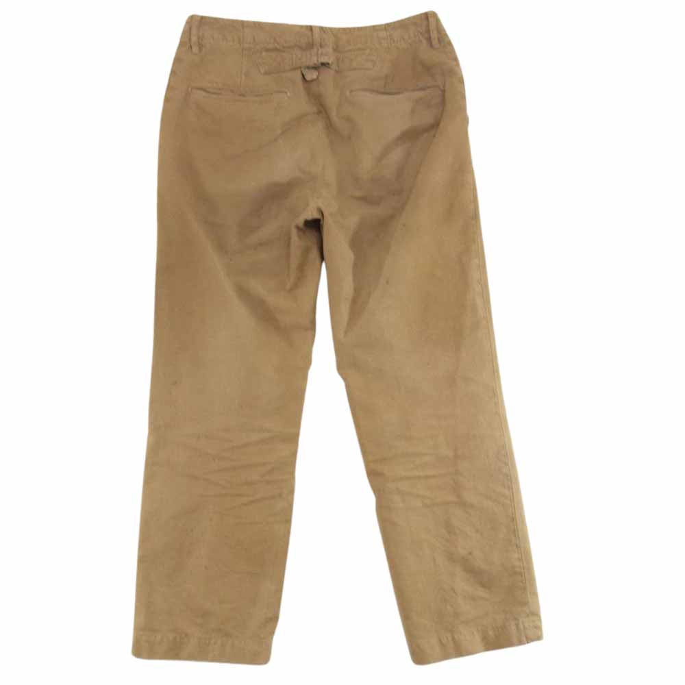VISVIM ビズビム 0122105008004 22SS CHINO PANTS HW TAPER DMGD ダメージ加工 シンチバック チノ パンツ ブラウン系 2【中古】