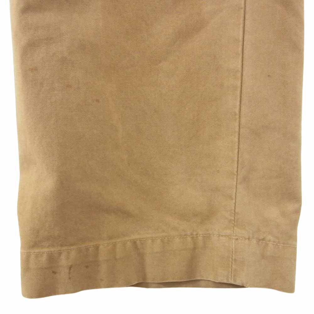 VISVIM ビズビム 0122105008004 22SS CHINO PANTS HW TAPER DMGD ダメージ加工 シンチバック チノ パンツ ブラウン系 2【中古】