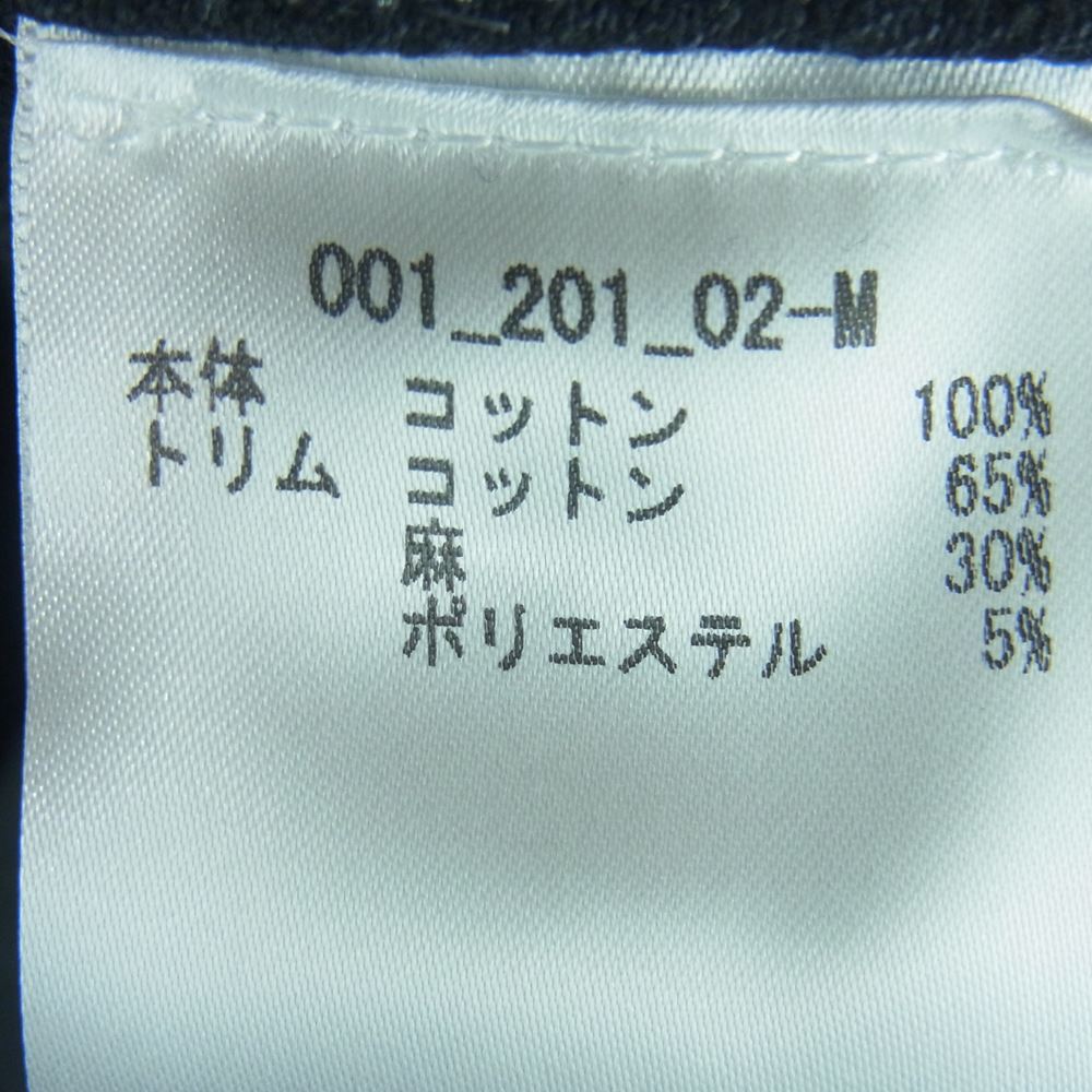 オブジェクツ フォー ライフ 22AW 001-201-02-M ロゴプリント 立体 パネル切替 デニム ジャケット ダークネイビー系 サイズ表記なし【中古】