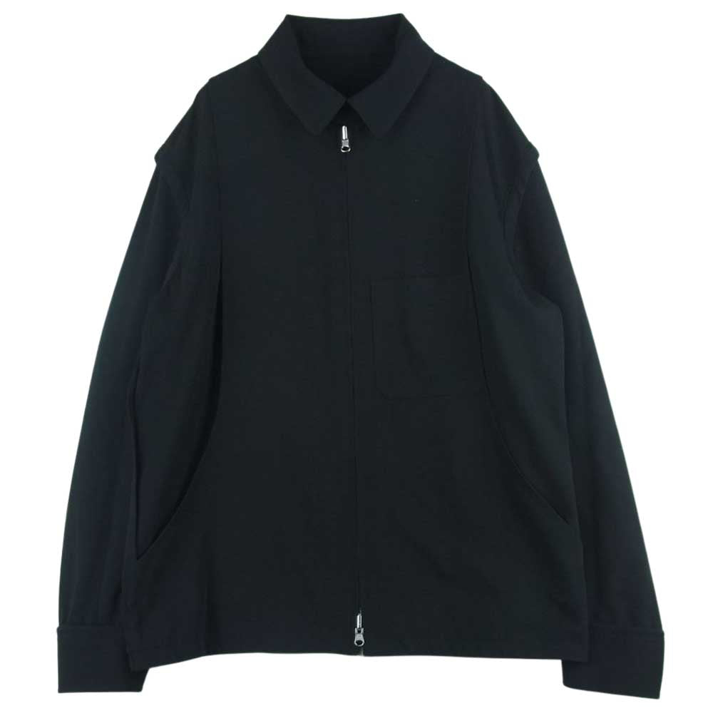 Yohji Yamamoto ヨウジヤマモト Y's BANG ON! ワイズバングオン 20SS YA-Y69-955 No.69 リバーシブル シャツ ジャケット ブルゾン ブラック系 2【美品】【中古】