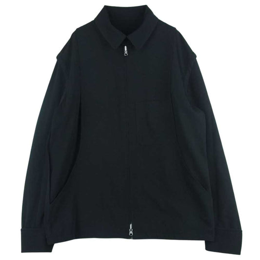 Yohji Yamamoto ヨウジヤマモト Y's BANG ON! ワイズバングオン 20SS YA-Y69-955 No.69 リバーシブル シャツ ジャケット ブルゾン ブラック系 2【美品】【中古】