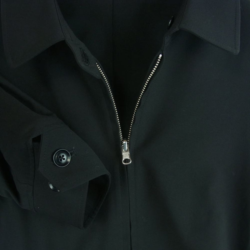 新品　ワイズバングオンNo.15　シャツ　ファスナーコート　ブラック　男女兼用