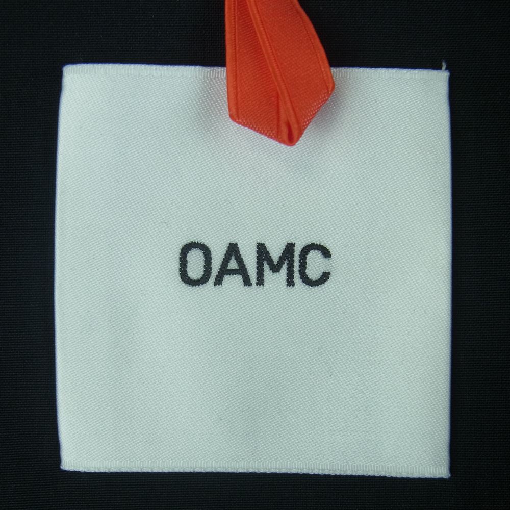 オーエーエムシー 22SS PUFF BLOUSON オーバーサイズ 長袖 シャツ ブルゾン ジャケット ブラック系 S【美品】【中古】