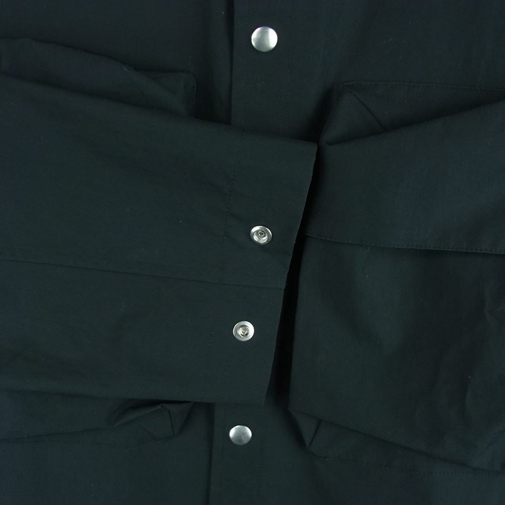 オーエーエムシー 22SS PUFF BLOUSON オーバーサイズ 長袖 シャツ ブルゾン ジャケット ブラック系 S【美品】【中古】