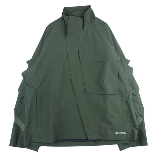 ディーベック 22AW VF-20800229 ALMOSTBLACK オールモストブラック GORE-TEX INFINIUM 2L ZIPPER-LIGHT JACKET ゴアテックス インフィニウム ナイロン ジャケット グレイッシュカーキ系 3【美品】【中古】