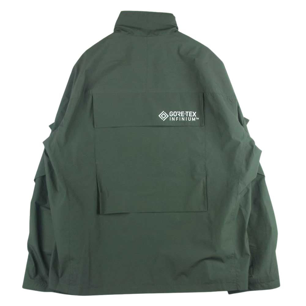 ディーベック 22AW VF-20800229 ALMOSTBLACK オールモストブラック GORE-TEX INFINIUM 2L ZIPPER-LIGHT JACKET ゴアテックス インフィニウム ナイロン ジャケット グレイッシュカーキ系 3【美品】【中古】