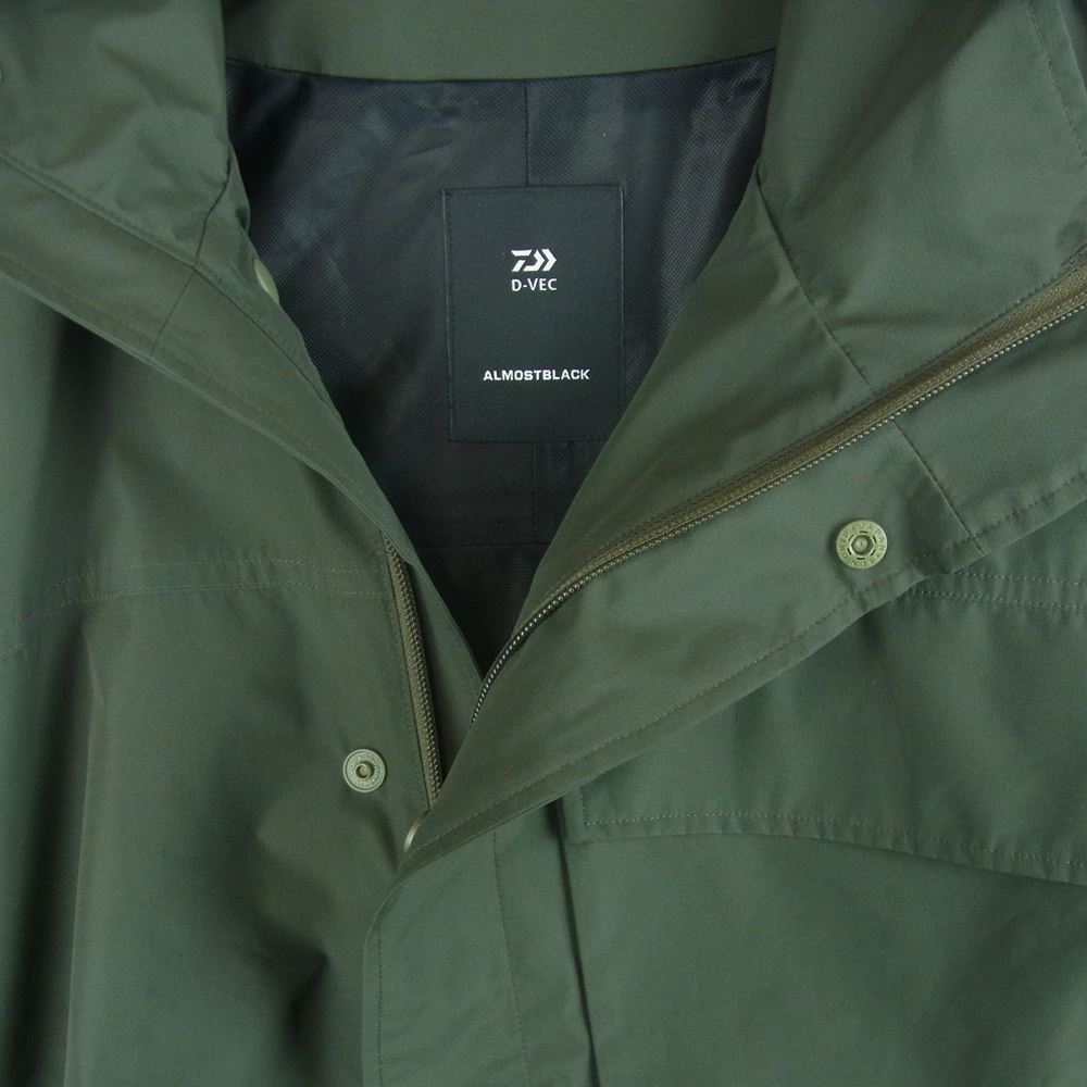 ディーベック 22AW VF-20800229 ALMOSTBLACK オールモストブラック GORE-TEX INFINIUM 2L ZIPPER-LIGHT JACKET ゴアテックス インフィニウム ナイロン ジャケット グレイッシュカーキ系 3【美品】【中古】