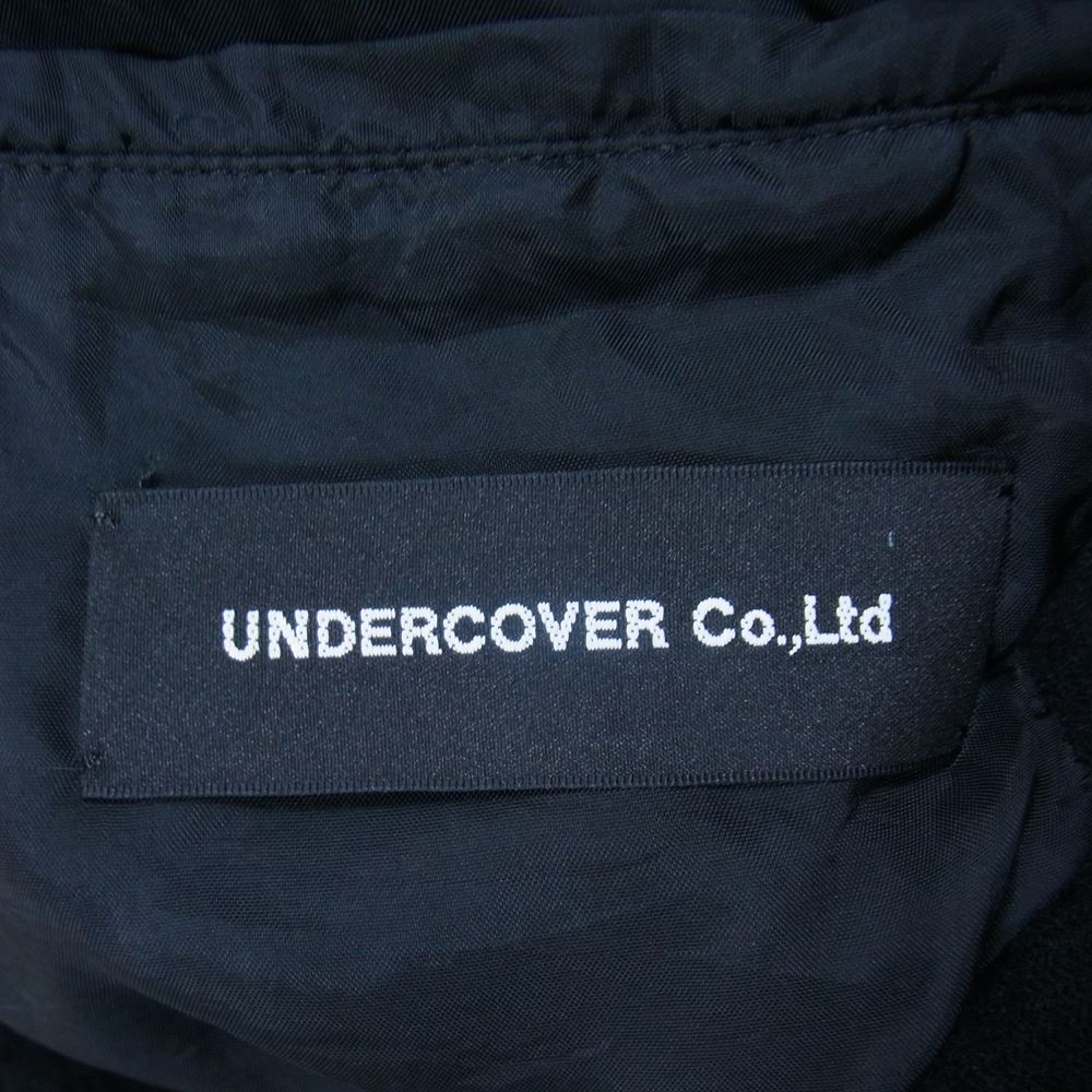 UNDERCOVER アンダーカバー 21AW UC2A4104-2 3B ウール縮絨 テーラードジャケット ブラック系 5【美品】【中古】