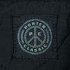 PORTER CLASSIC ポータークラシック 22AW SUPER NYLON MILITARY LINER 製品染め スーパーナイロン ミリタリー ライナー 中綿 キルティング カーディガン ブラック系 3【中古】