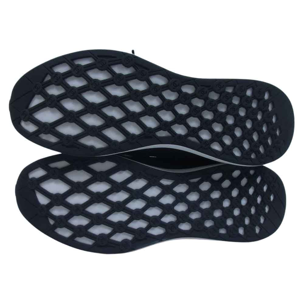 CHANEL シャネル 21SS G37492 SPORT-FLYER ココマーク レザー切替 スポーツフライヤー メッシュ スニーカー シューズ ブラック系 43【中古】