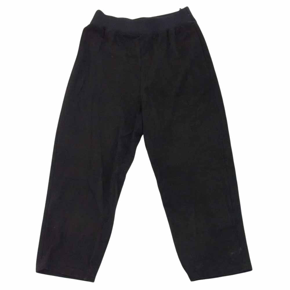 PORTER CLASSIC ポータークラシック 22AW PC-017-1966 LEATHER SUEDE PANTS ENTREFINO エントロフィーノ シープ スエード レザー ワイド トラウザー イージー パンツ ブラック系 3【中古】