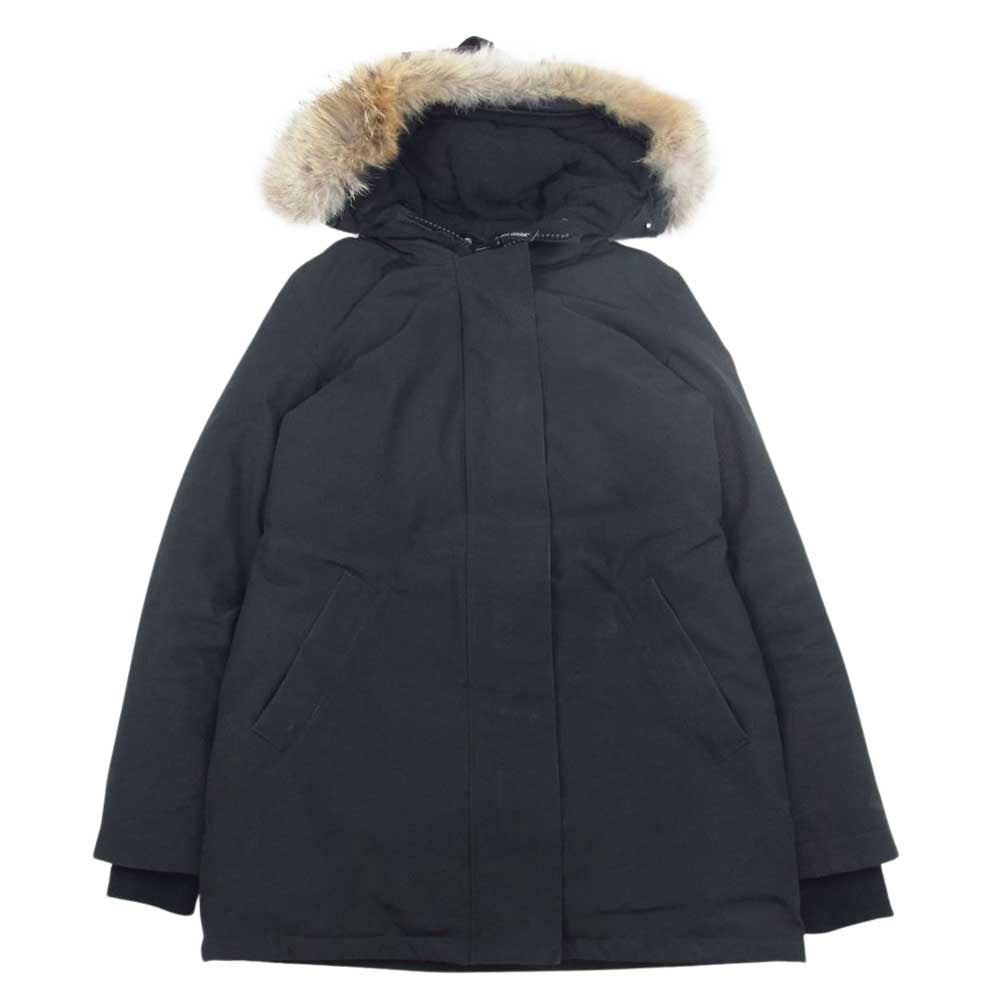 CANADA GOOSE カナダグース 3037LA 国内正規品 サザビーリーグ VICTORIA PARKA FUSION FIT ヴィクトリア パーカー ダウンジャケット ブラック系 S【中古】