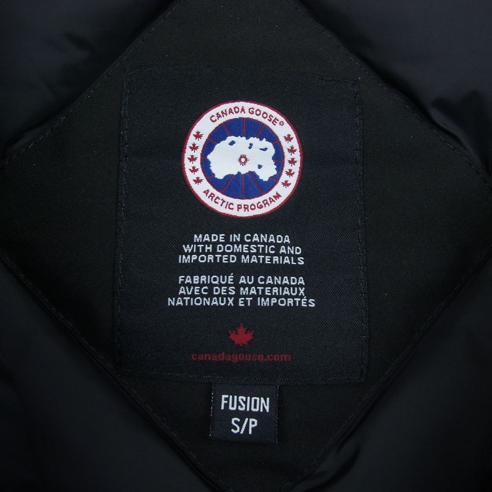 CANADA GOOSE カナダグース 3037LA 国内正規品 サザビーリーグ VICTORIA PARKA FUSION FIT ヴィクトリア パーカー ダウンジャケット ブラック系 S【中古】