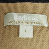 Barbour バブアー Montrose Coatigan ニット ロング カーディガン コート トルコ製 ブラック系 ライトブラウン系 L【中古】