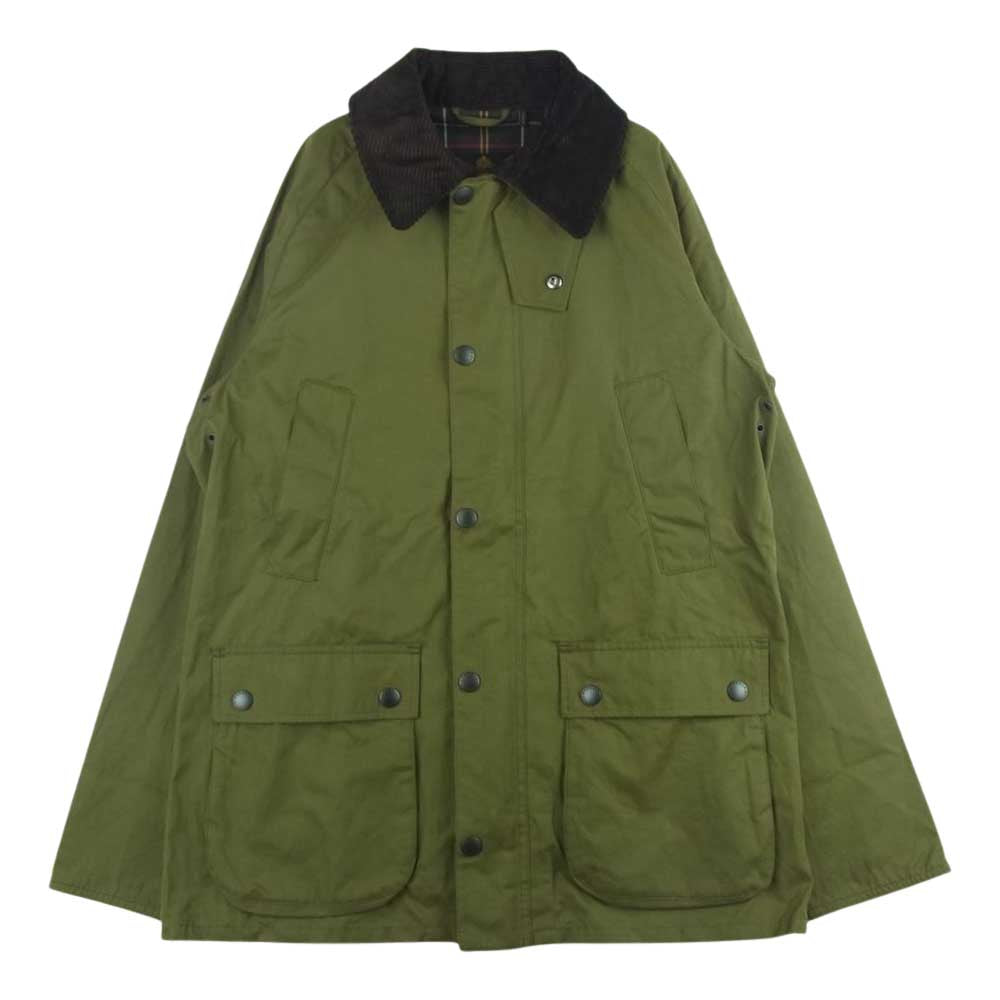 Barbour バブアー 2201152 BEDALE SL PEACHED ビデイル スリムフィット ピーチド ジャケット カーキ系 40【中古】