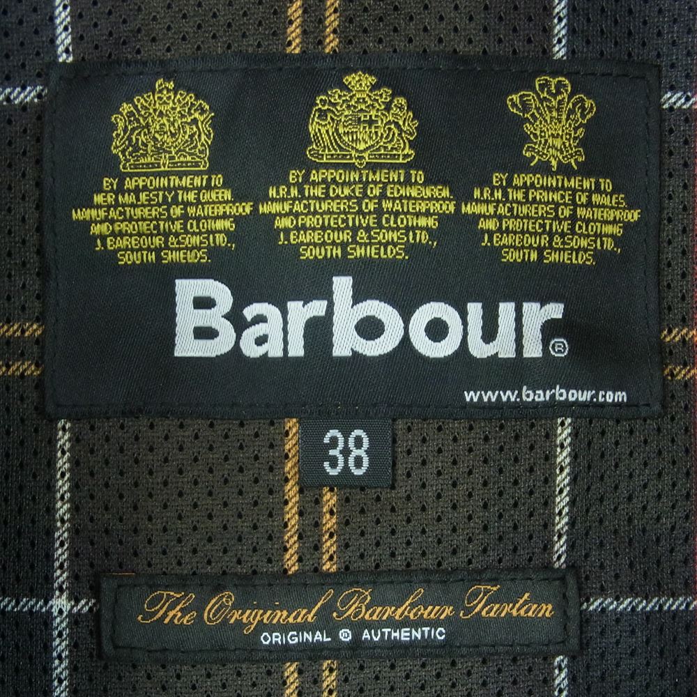 Barbour バブアー 2201152 BEDALE SL PEACHED ビデイル スリムフィット ピーチド ジャケット ネイビー系 38【中古】
