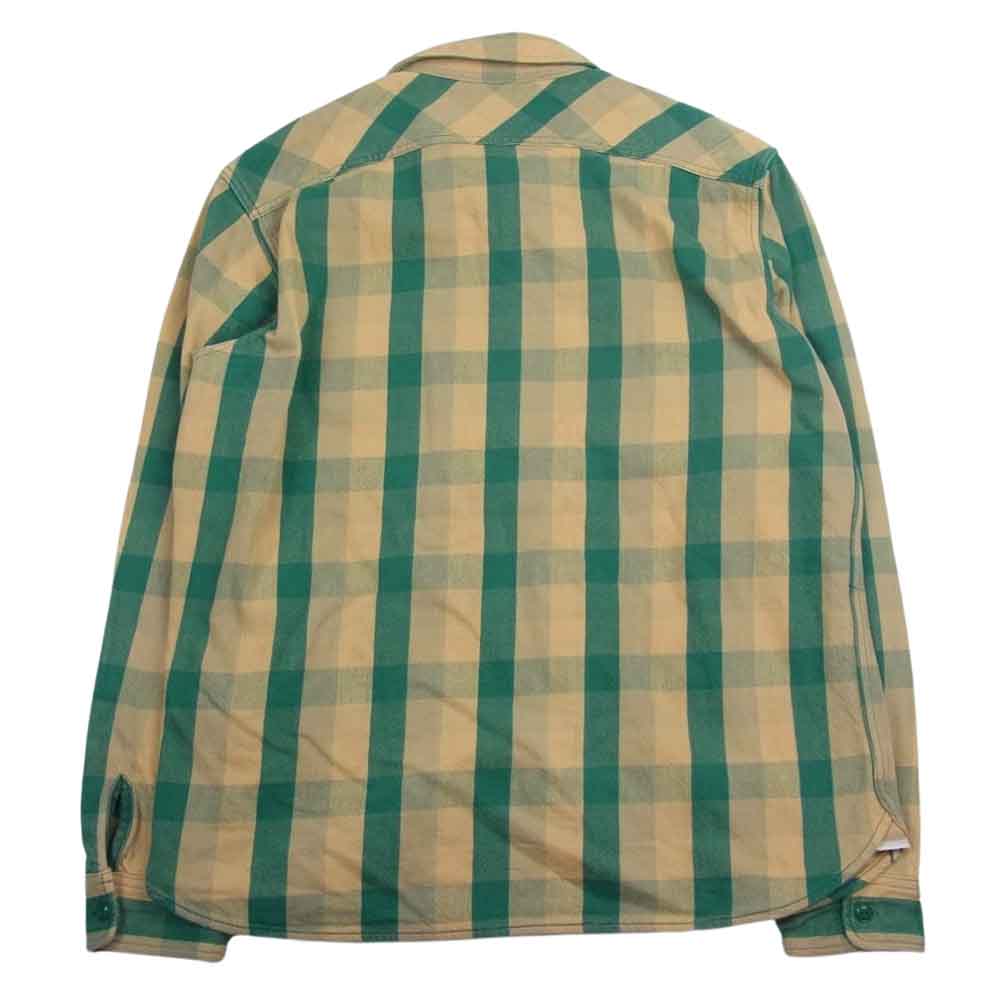 JELADO ジェラード ヘビーネル チェック シャツ グリーン系 18【中古】