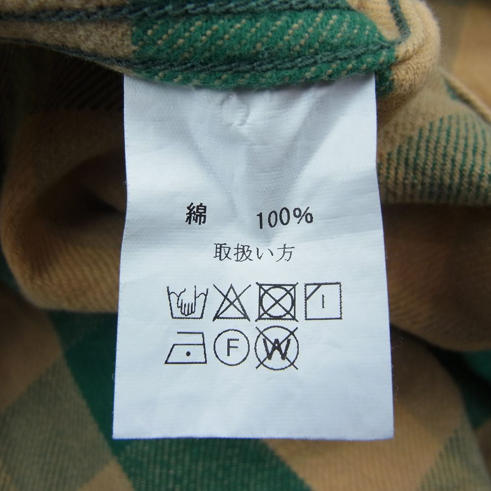 JELADO ジェラード ヘビーネル チェック シャツ グリーン系 18【中古】