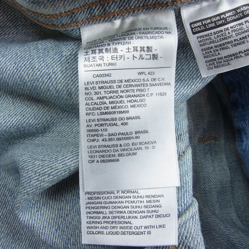 Levi's リーバイス PC9-85206-0000 LVC ORANGE TAB TYPE II トラッカー