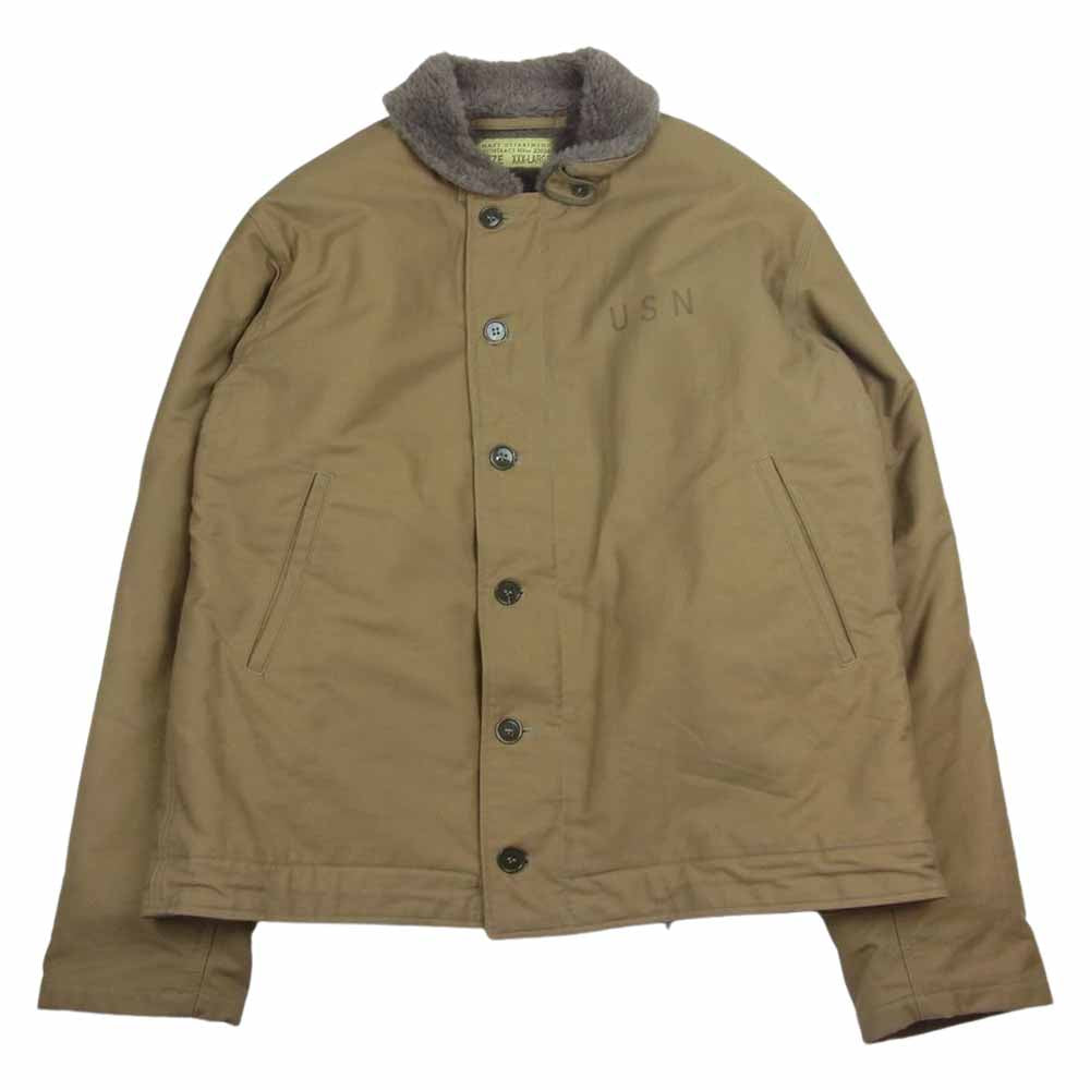 Buzz Rickson's バズリクソンズ BR12031 Type N-1 デッキジャケット 1945年モデル ベージュ系 XXXL【中古】