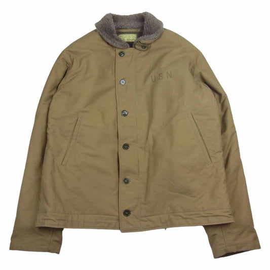 Buzz Rickson's バズリクソンズ BR12031 Type N-1 デッキジャケット 1945年モデル ベージュ系 XXXL【中古】