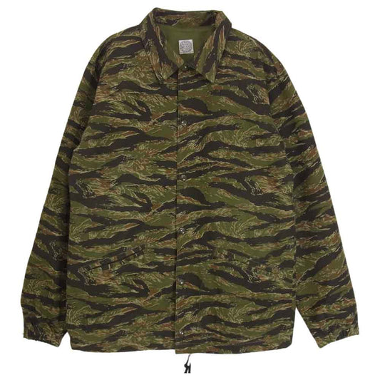 JELADO ジェラード BASIC COLLECTION Coach Jacket ナイロン コーチ ジャケット カモ カーキ系 M【中古】
