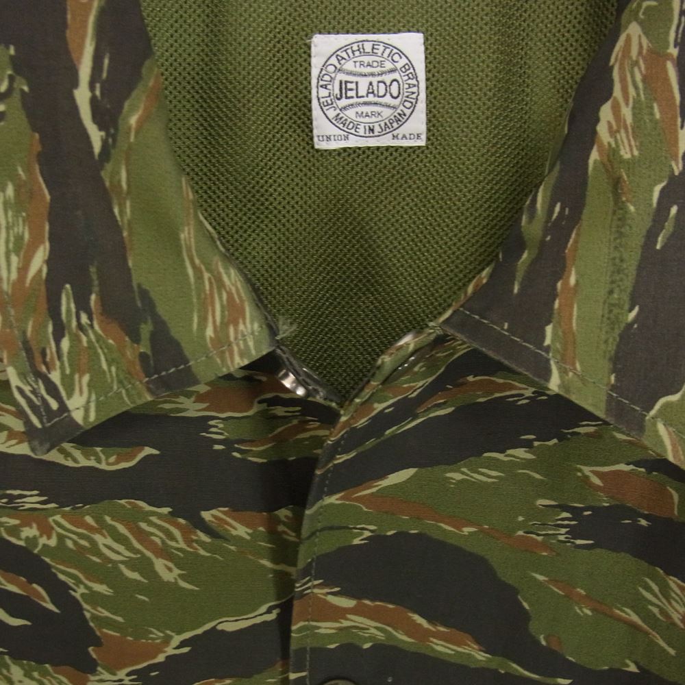 JELADO ジェラード BASIC COLLECTION Coach Jacket ナイロン コーチ ジャケット カモ カーキ系 M【中古】