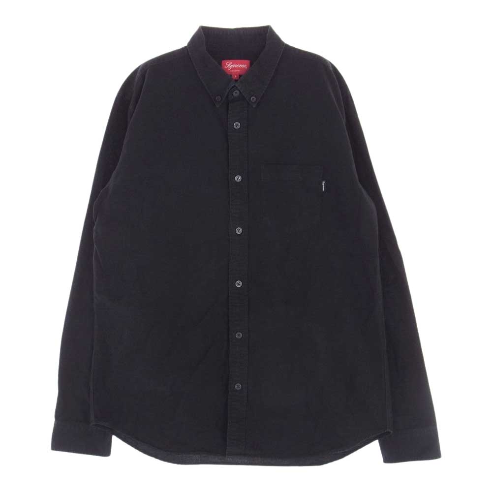 Supreme シュプリーム OXFORD BD SHIRTS ボタンダウン オックスフォード 長袖 シャツ ブラック系 L【中古】