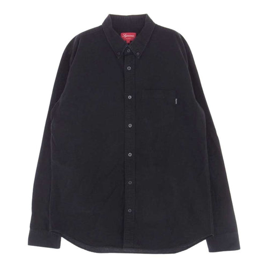 Supreme シュプリーム OXFORD BD SHIRTS ボタンダウン オックスフォード 長袖 シャツ ブラック系 L【中古】