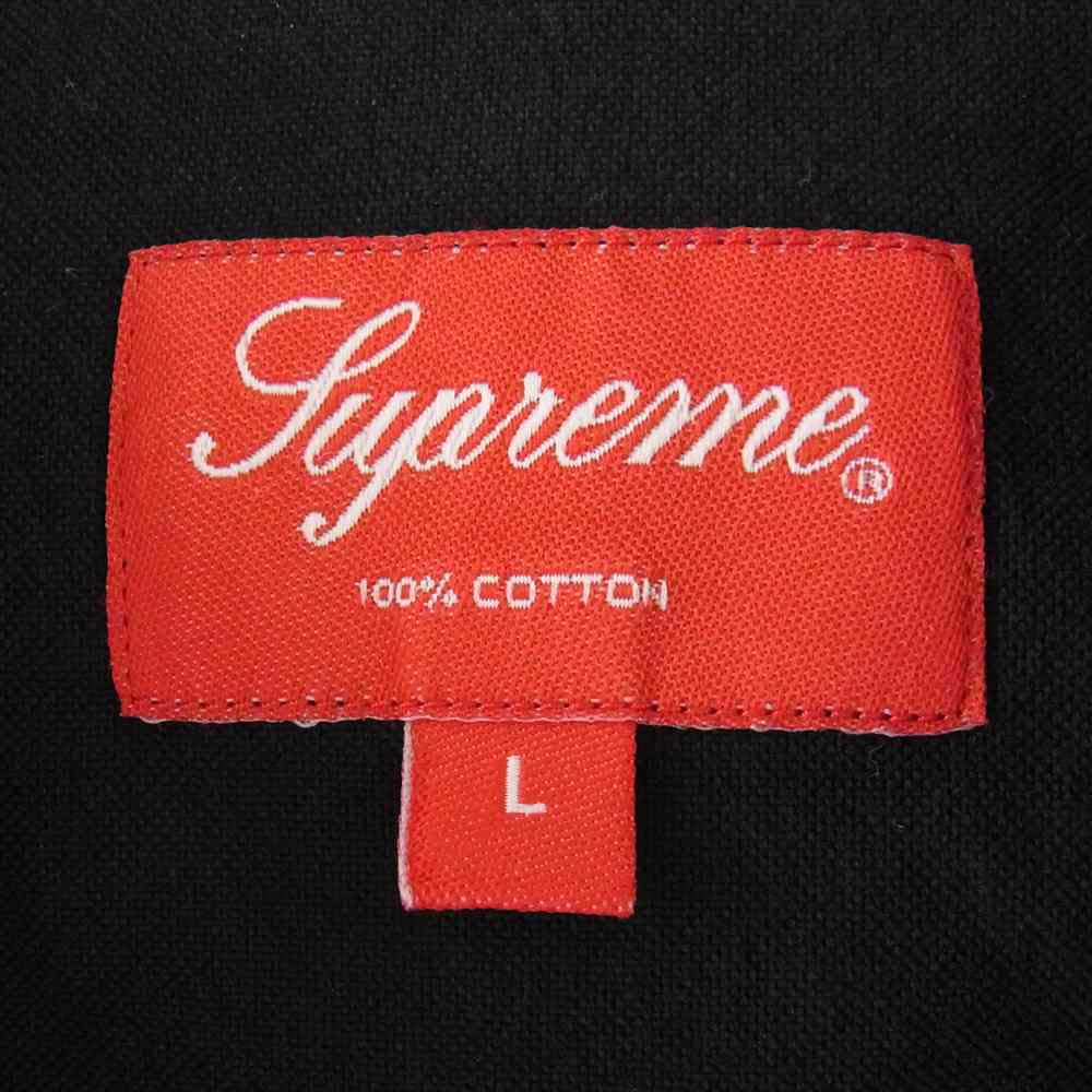 Supreme シュプリーム OXFORD BD SHIRTS ボタンダウン オックスフォード 長袖 シャツ ブラック系 L【中古】