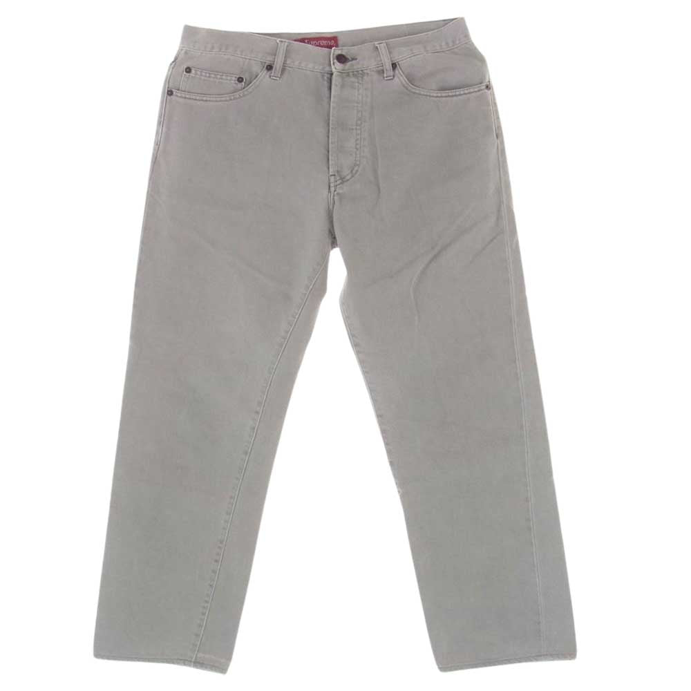 Supreme シュプリーム 20AW Washed Regular Jean ウォッシュ レギュラー ジーンズ デニム パンツ  グレー系 32【中古】