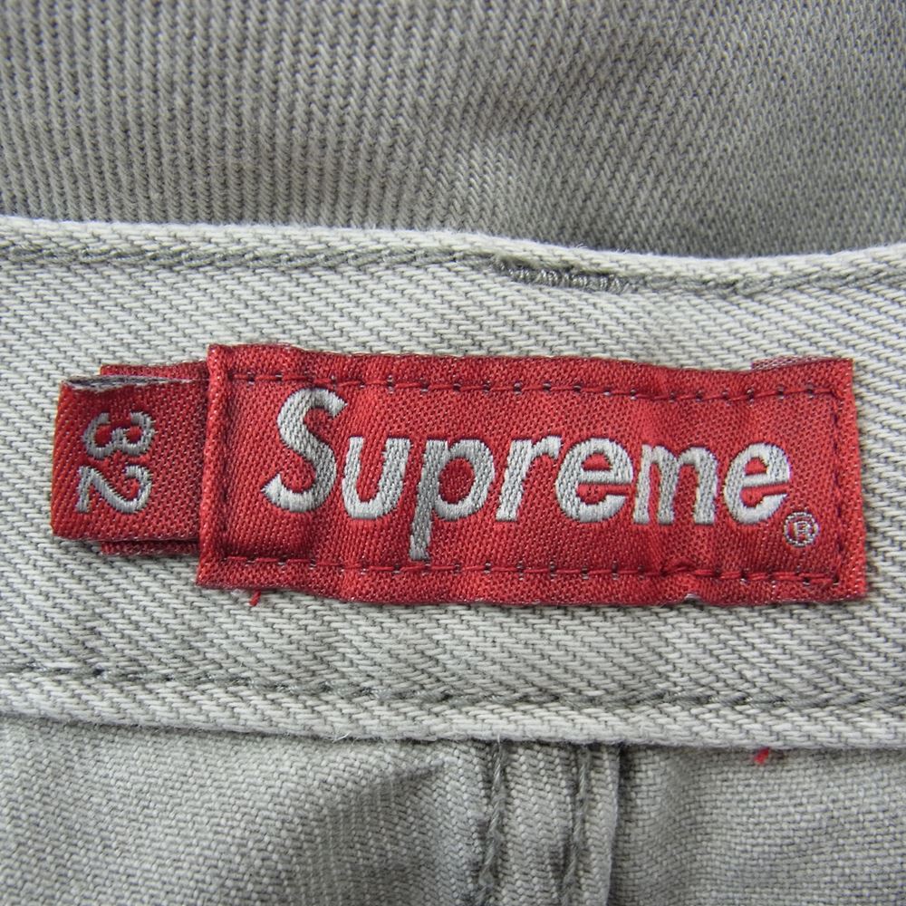 Supreme シュプリーム 20AW Washed Regular Jean ウォッシュ レギュラー ジーンズ デニム パンツ  グレー系 32【中古】