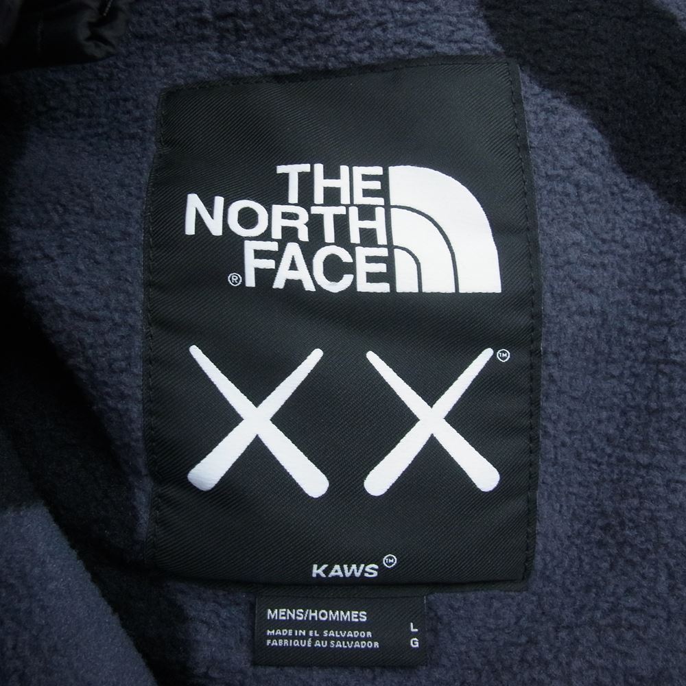 THE NORTH FACE ノースフェイス NF0A7WMC × KAWS カウズ Retro 1995 Denali Pant レトロ デナリ フリース パンツ ブラック系 L【美品】【中古】