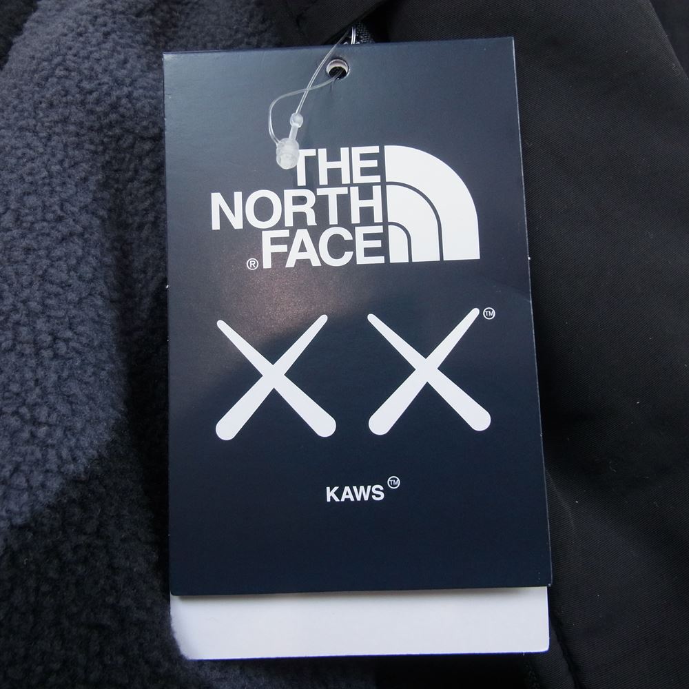 THE NORTH FACE ノースフェイス NF0A7WMC × KAWS カウズ Retro 1995 Denali Pant レトロ デナリ フリース パンツ ブラック系 L【美品】【中古】